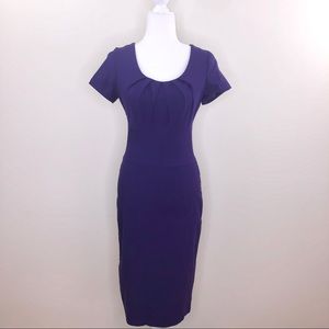 Purple Sheath Dress